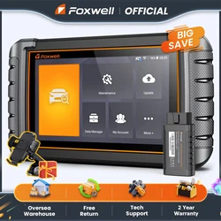 FOXWELL NT809BT OBD2 Bluetooth Car Diagnostic Tool All System Bi-Directional 30+ Reset Code Reader OBD2 Scanner Automotivo