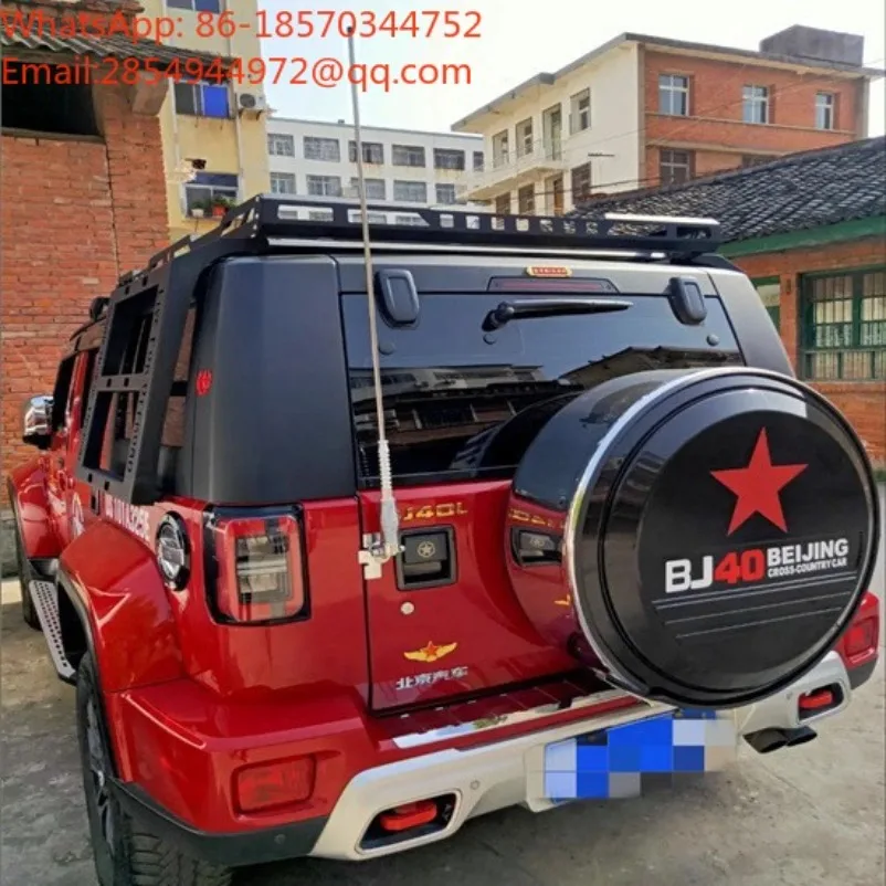1 Meter Thick Hard Rod Stainless Steel Car, Off-road Vehicle Clip Edge Modified Decorative Antenna