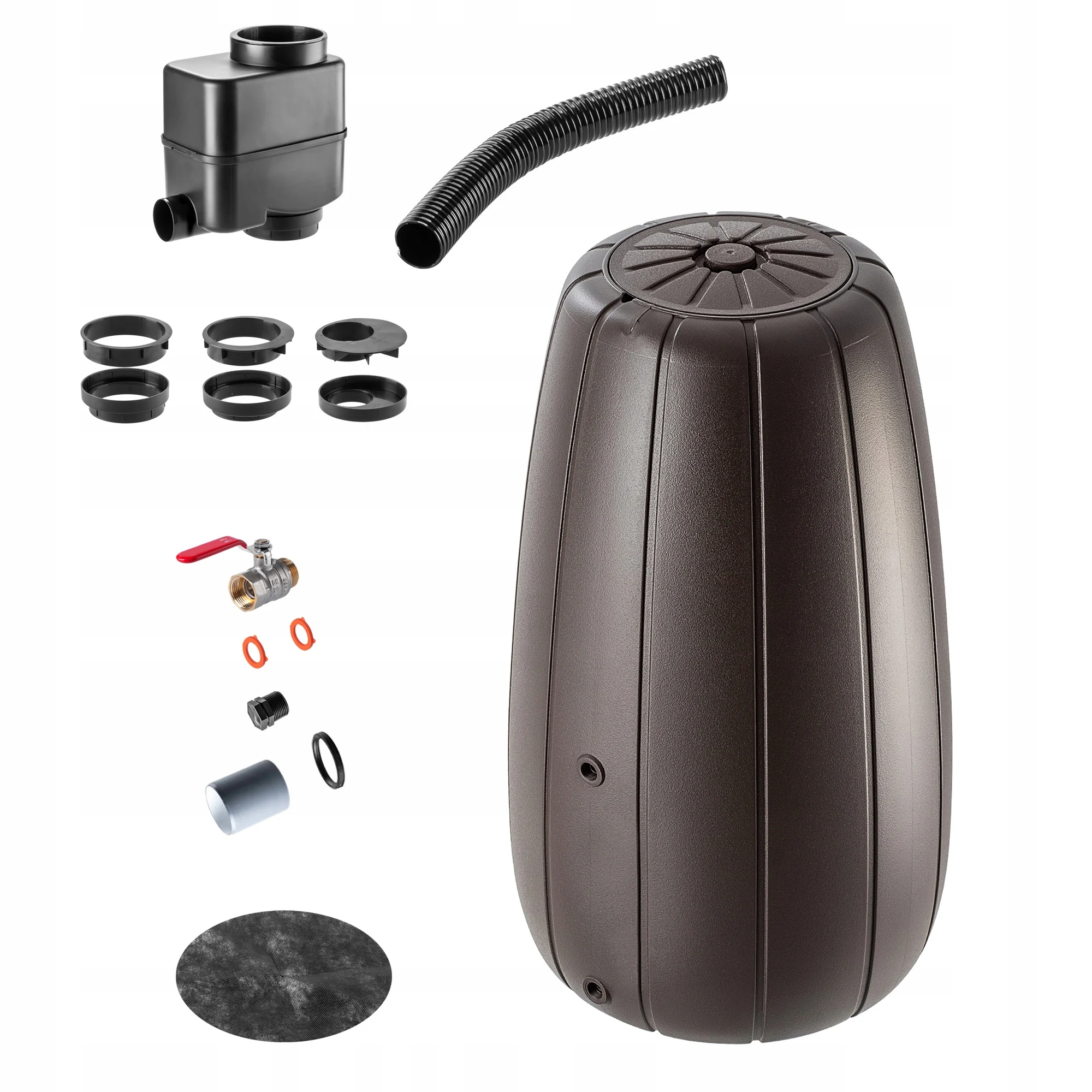 Kadax Regenwatertank 200l Watervat Container + Threader Pot Groot