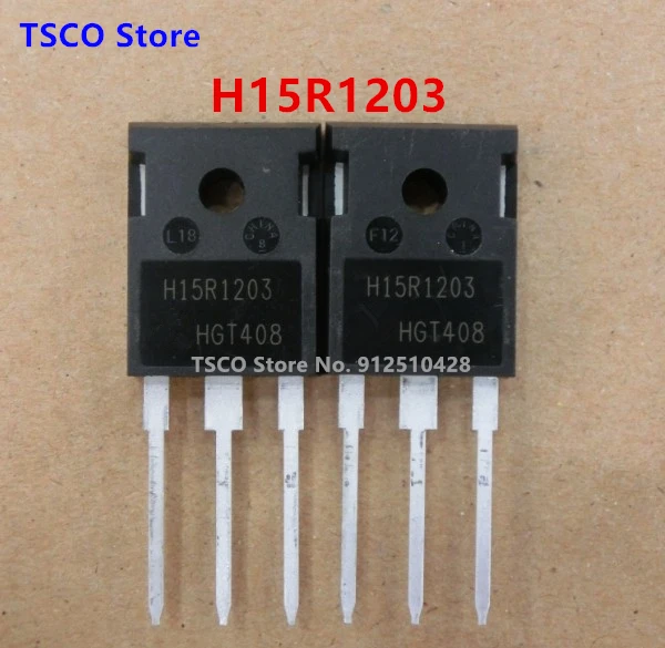 

10piece H15R1203 IHW15N120R3 IGBT New Origiail 15A 1200V