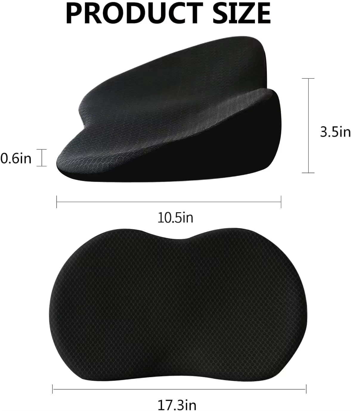 2 In 1 Multifunctional Car Seat Cushion Universal Memory Lumbar Pillow Support Driver Breathable Relief Comfort Chair Car Seat