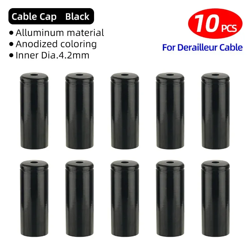 5mm Legierung Fahrrad Bremskabel Endkappe Gehäuse Aderendhülsen 4mm MTB Rennrad Schaltwerk Shifter Linie End Crimps