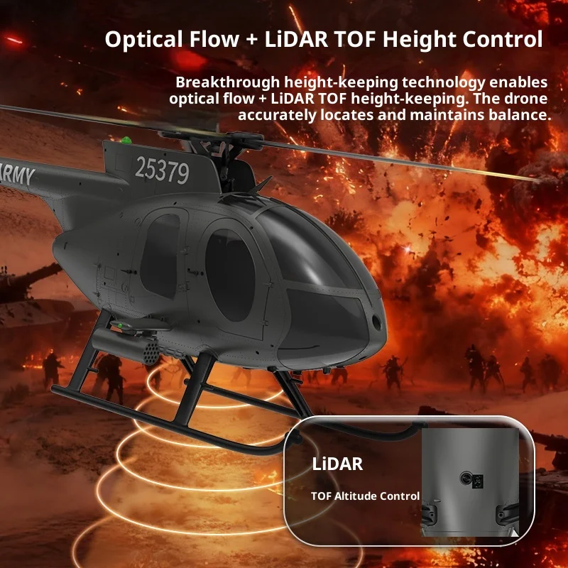 Simulation of bird high image of remote-controlled helicopter Six-way GPS intelligent fighter model Yuxiang F119S toy