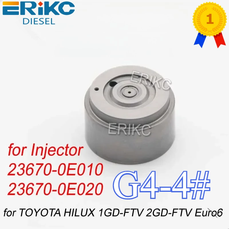 

Г4-04 # G4 Пьезопаливной инжектор 23670-0E010 Пластина клапана сопла G4-4 # 23670-0E020 для TOYOTA HILUX 1GD-FTV 2GD-FTV Euro6
