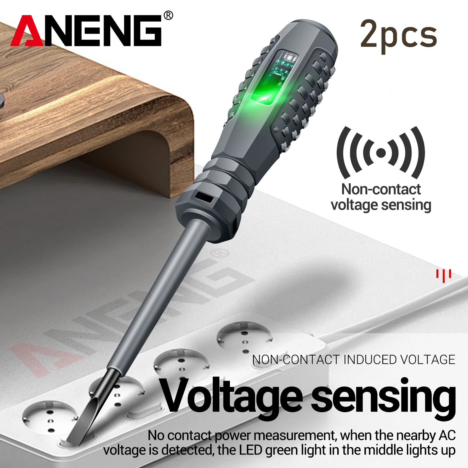 

2pcs ANENG B05 Electrician Test Pen Screwdriver Set Meter Insulation Indicator Pen Professional Electrician Repair Tools