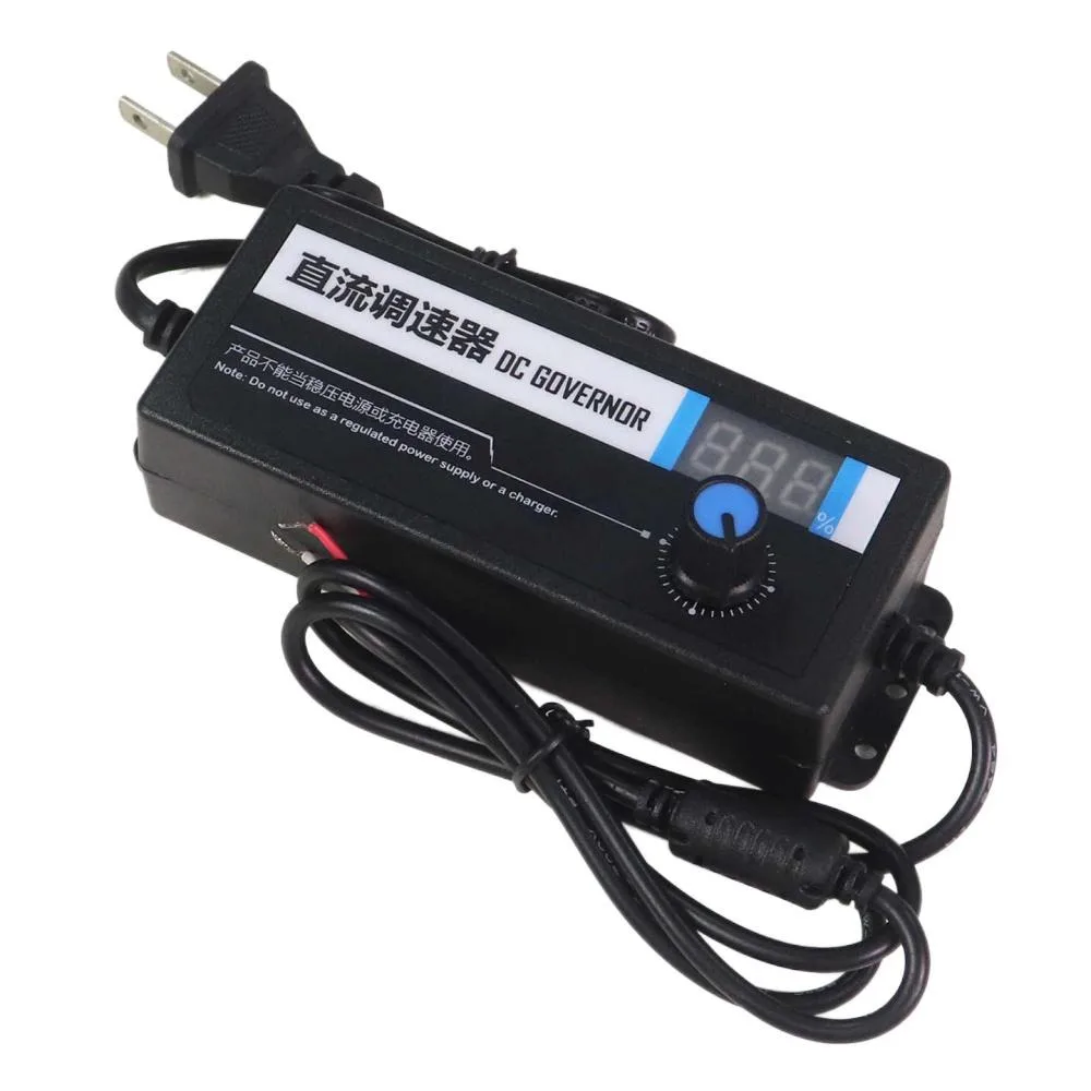 

AC220V to 12V DC Motor Speed Governor 12V 3A Digital Display DC Stepless Speed Regulation Dimming Slow Start and Stop Regulator