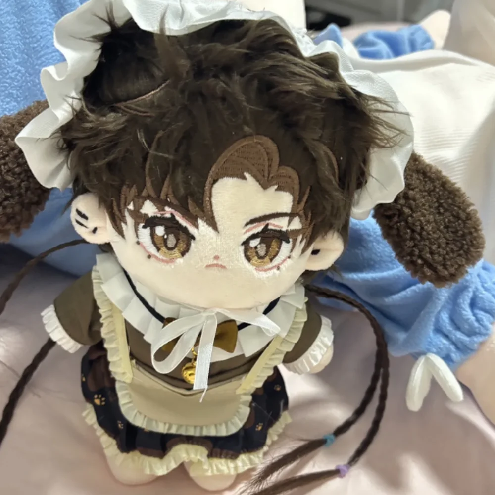 1 set Rabbit Set 20cm Cotton Clothes Cat Paw Lolita Dress Cotton 's Clothes Mini Fashion Clothes Children's Gift