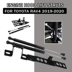 Barras de amortiguación de puntales de Gas del capó del motor delantero del coche, barra de soporte de elevación de choque, accesorio para Toyota RAV4 XA50 2019-2022