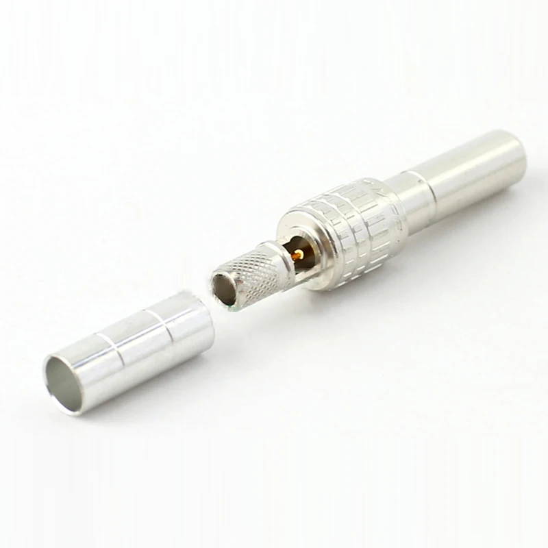 

BNC Coaxial Video Crimp Connector for MVP-C4/LV-61s/8241 Jumper CCTV Security Wiring Durable Signal Transmission Accessory