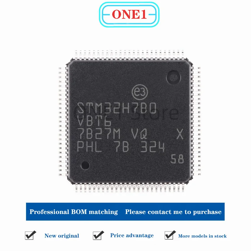 1PCS/lot New original STM32H7B0VBT6 LQFP-100 ARM Cortex-M7 32-bit microcontroller-MCU