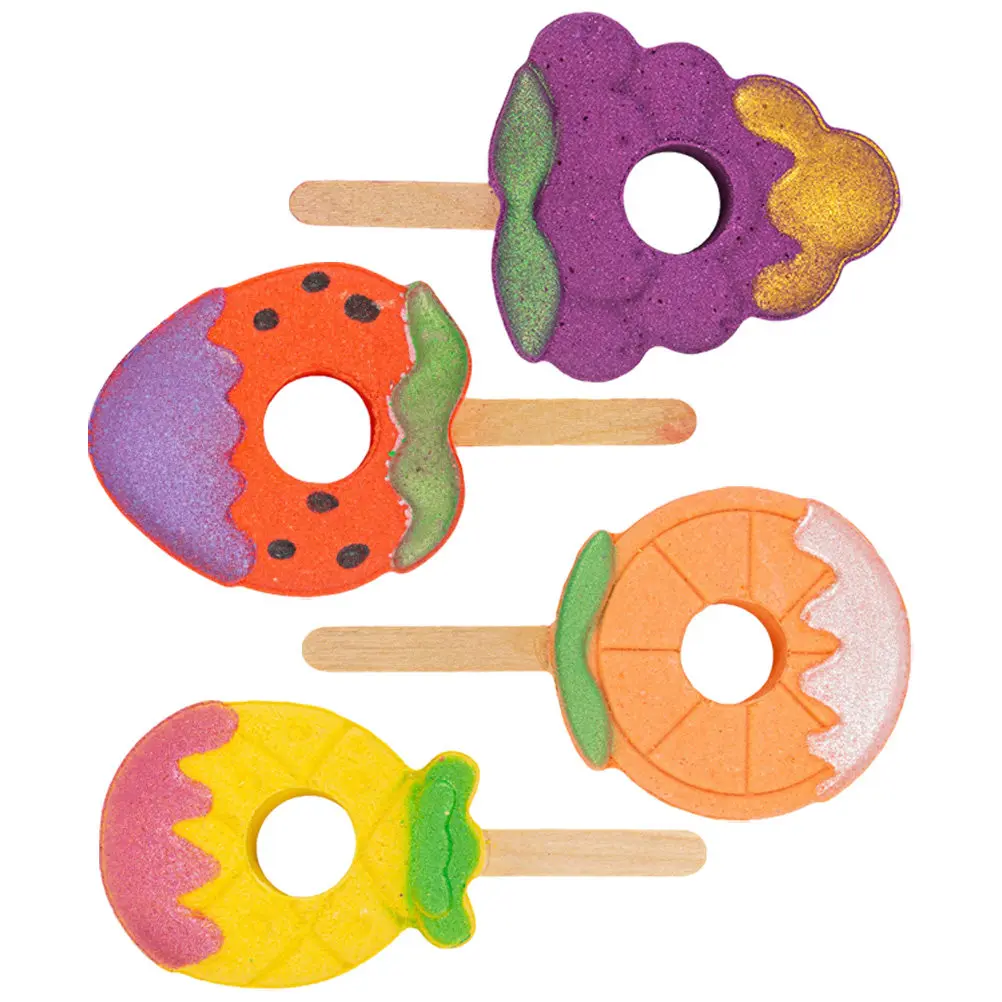 

4Pcs Bathing Essential Oil Skin Friendly Colored Rich Foaming Aroma Bath Salt Multi Function Relaxation Rejuvenation