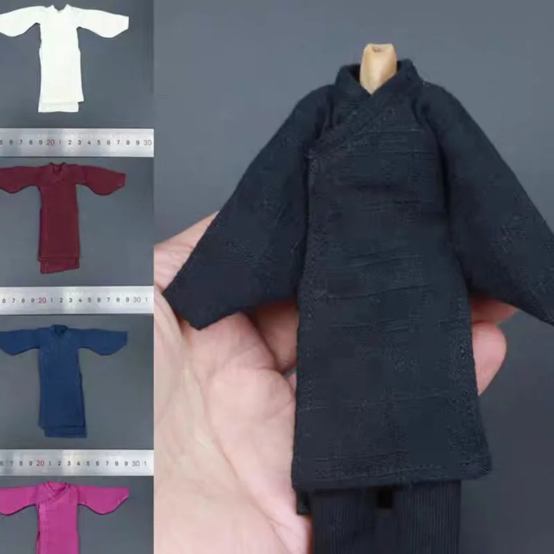 

Ancient 1/12 Scale Male Solider Robe Chinese History Three Loose Coat Kingdoms for 6in Mezco Action Figure Accessory Toy