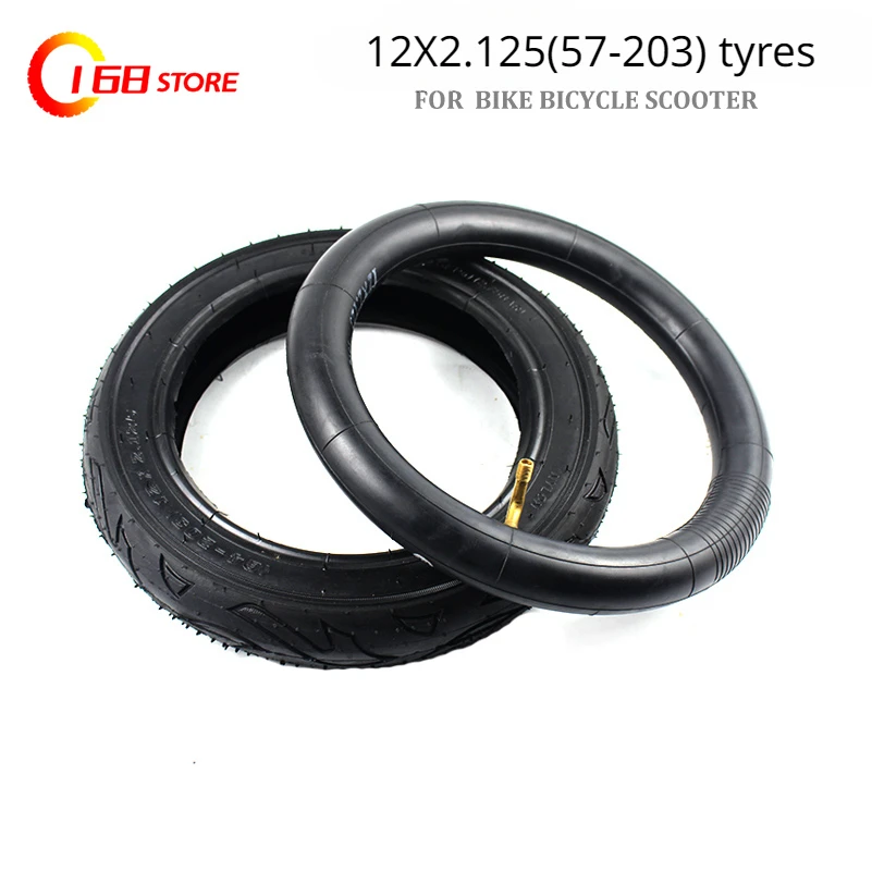 

Electric Scooter 12x2.125(57-203) Inner Tube Outer Tyre Balance Car Pneumatic Tire Wear-resistant Thickened