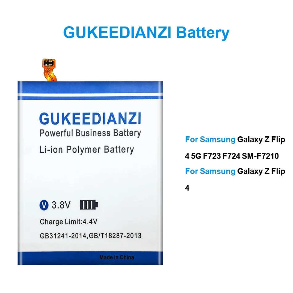 EB-BF725ABY EB-BF723ABY+EB-BF724ABY EB-BF724ABY Battery For Samsung Galaxy z Flip 4 F723 F724 SM-F7210 5G 1600-3200mAh