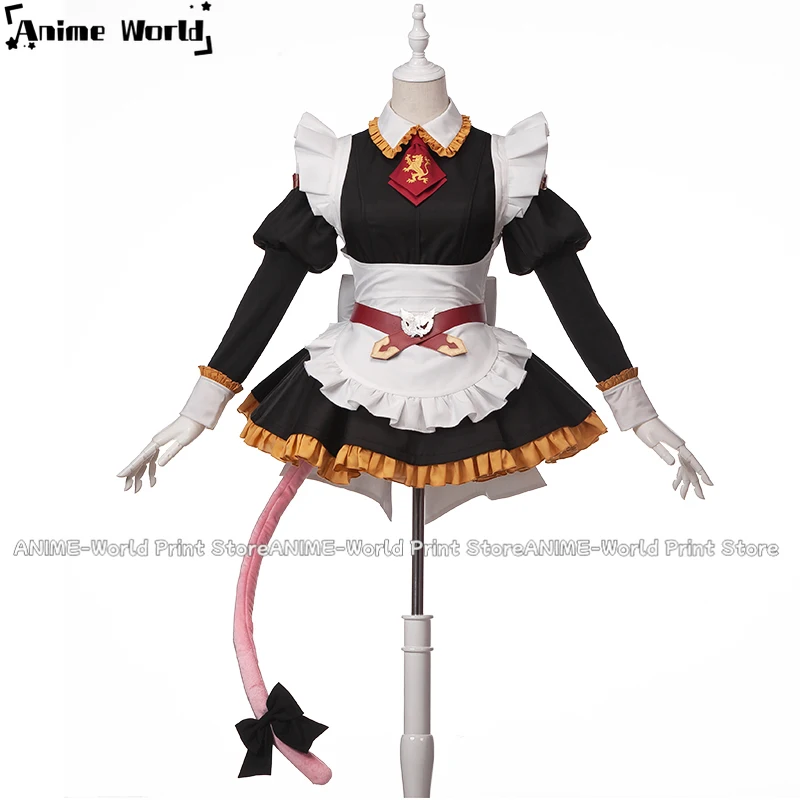 

《Custom Size》Anime Fate/Grand Order Astolfo Maid Cosplay Costume Halloween