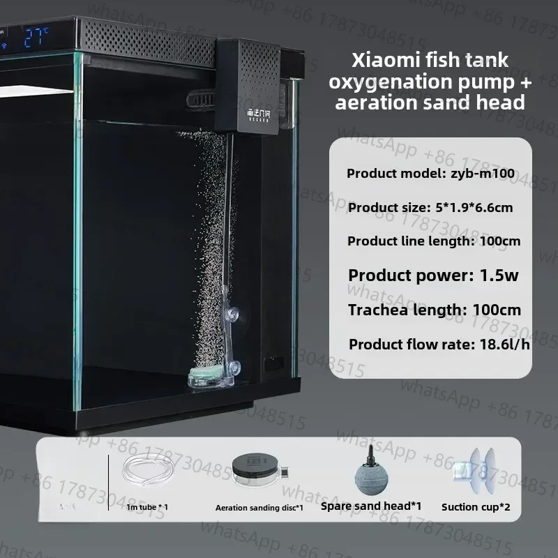 สำหรับการปรับปรุงตู้ปลาอัจฉริยะ Xiaomi Mijia ปั๊มออกซิเจน ลำโพง ปิดเสียง