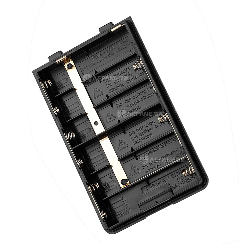 FBA-25A 6 Slot Radio Battery Case Shell Walkie Talkie Battery Box For Vertex Series  VX-160 VX-168 : FT-60 FT-60R FT-250 FT-270