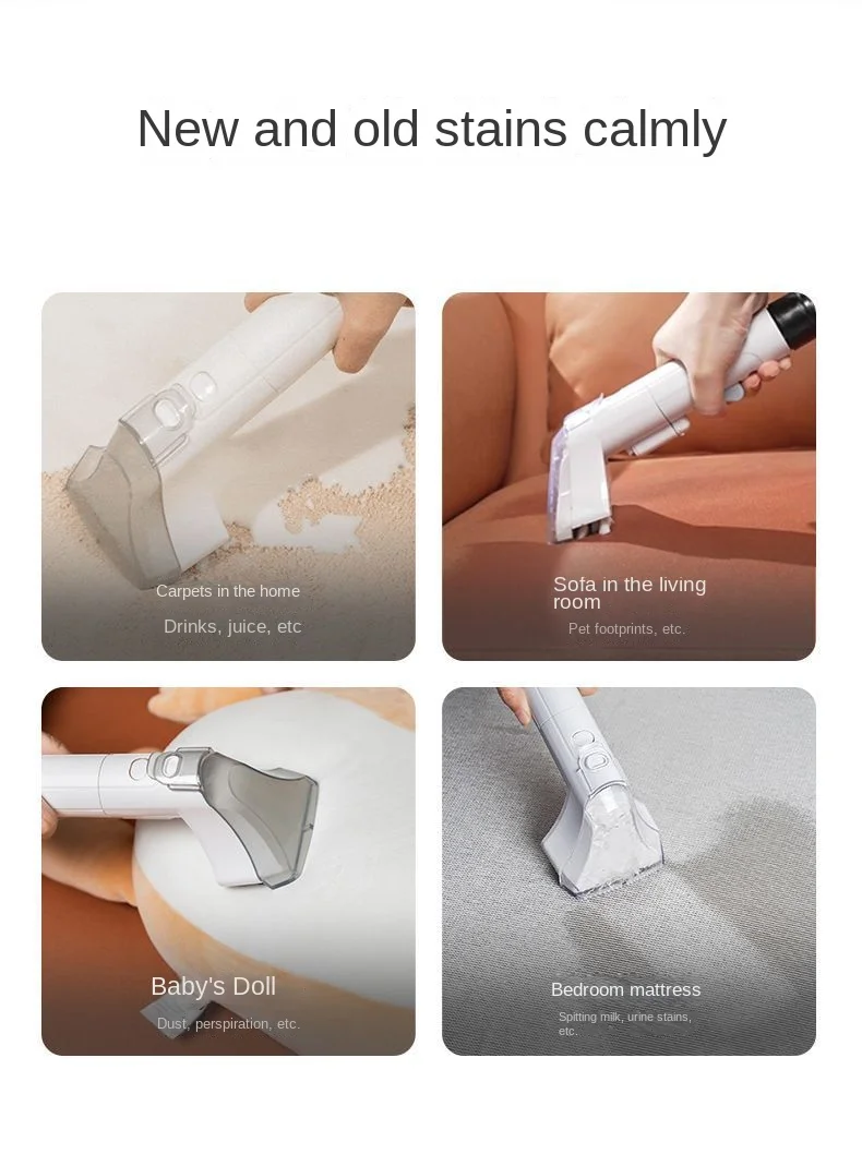 vacuum cleaner Sofa cleaning machine Small spray suction cleaning machine Household carpet curtain робот пылесос 차량용 청소기 샤오미