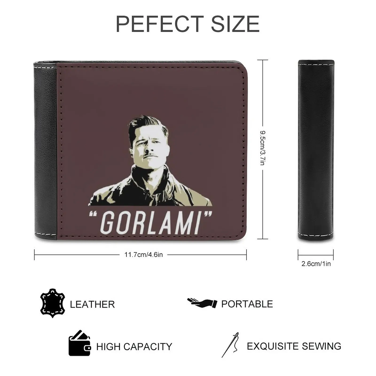 Use Your Noodle-The Peach Fuzz ビジネスメンズ財布小銭財布新デザインドル価格トップウォレットパスタヌードル落書き