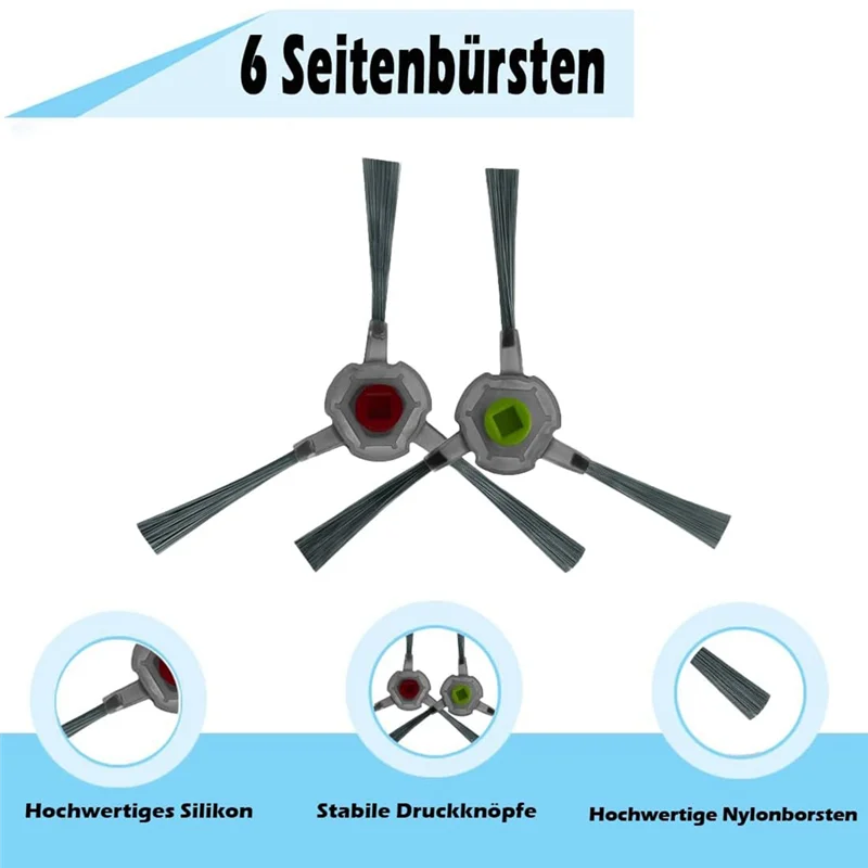 Für Airrobo P30 Roboter Staubsauger Wichtigsten Seite Pinsel Hepa-Filter Mopp Tuch Ersatzteile Zubehör-A58E