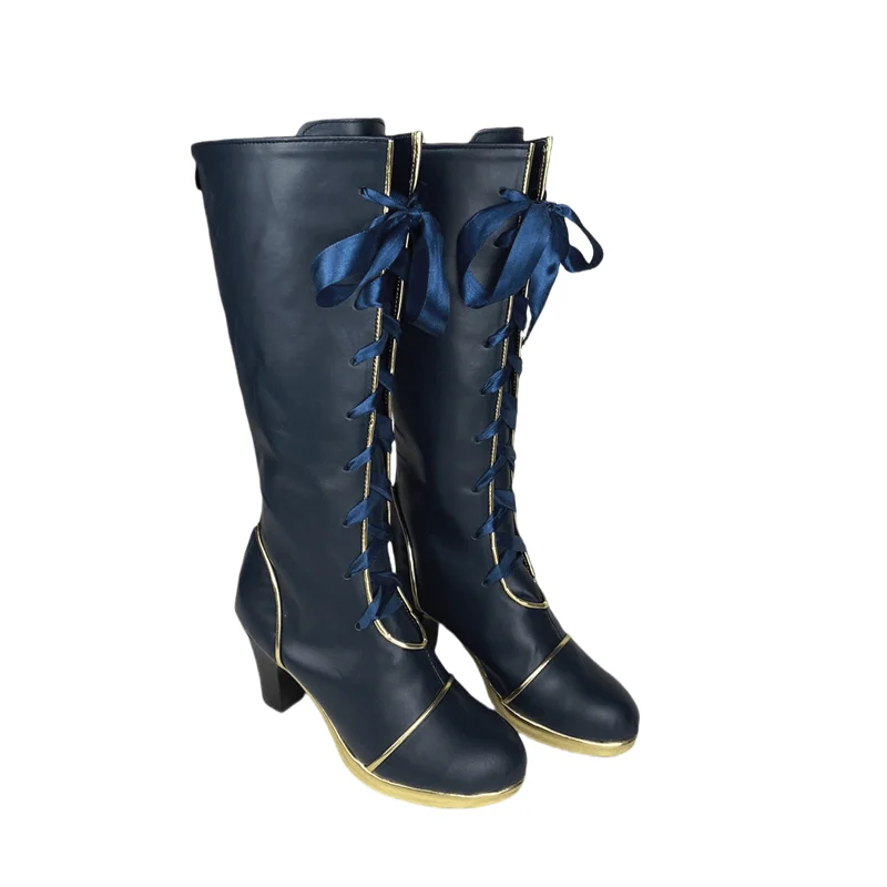 永遠の花エミリーダイアーコスプレ靴ゲームアイデンティティ V コスプレ小道具 PU 靴ハロウィンカーニバルブーツ Aceessories カスタムメイド