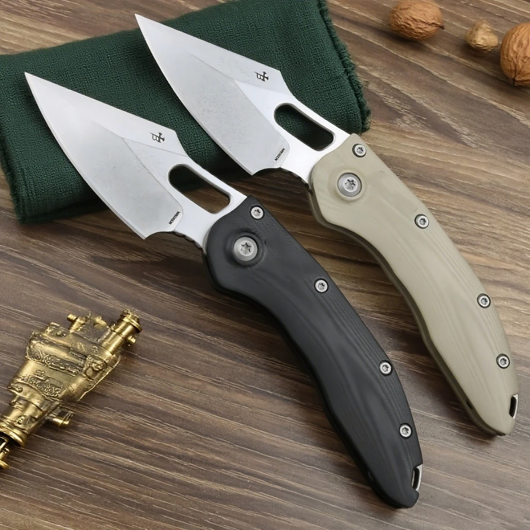 

Stitch -G10 handle Folding knife, EDC personalized Mini knife, Camping and Fishing line cutting Emergency Knife, Fruit knife