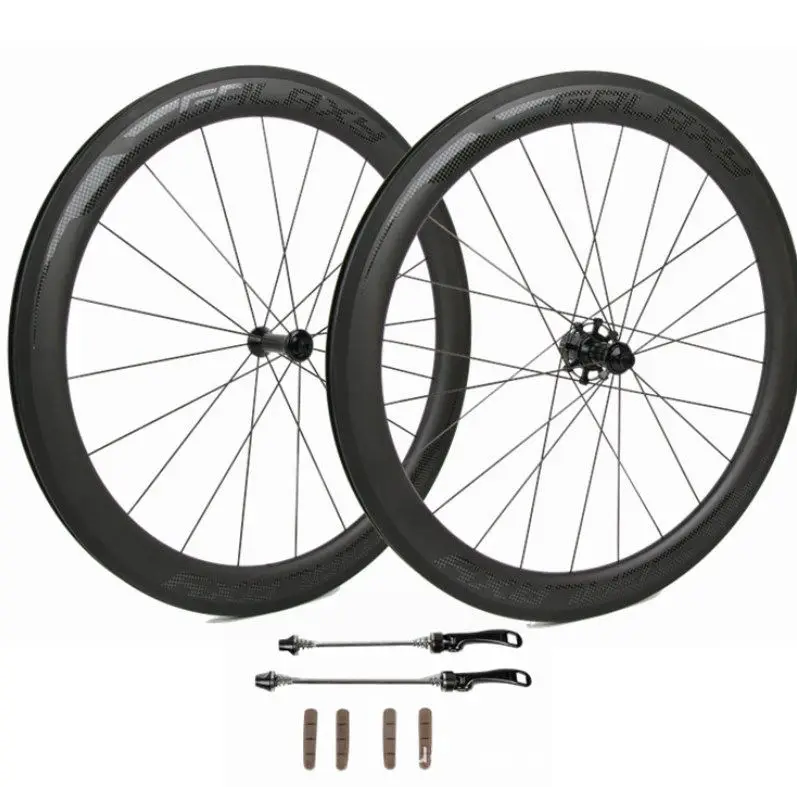 

OEM/ODM BUCKLOS Ruedas De Carbono V Brake Carbon Wheelset 700c Road Bike Carbon Fiber Knife Bicycle Parts Wheels Set
