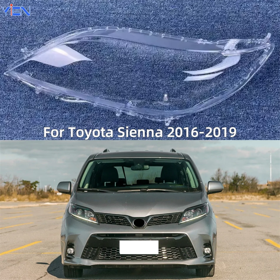 

Для Toyota Sienna 2016 2017 2018 2019, автомобильные детали и аксессуары, пылезащитный чехол для фар, стеклянные фары