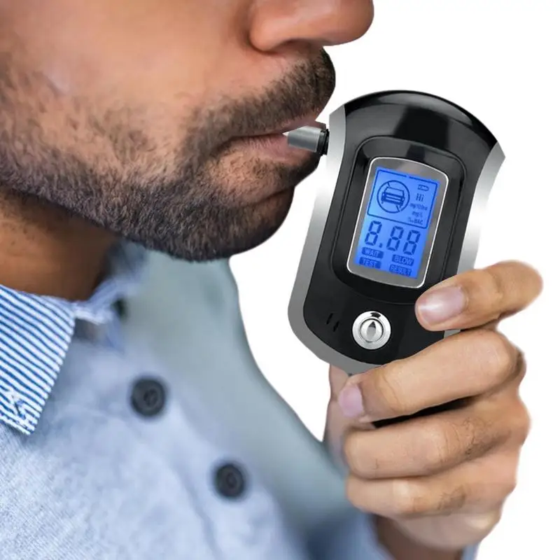 

Professional Digital Breath Alcohol Tester Breathalyzer Alcohol Breath Tester Alcohol Detector Blowing Drunk Tester