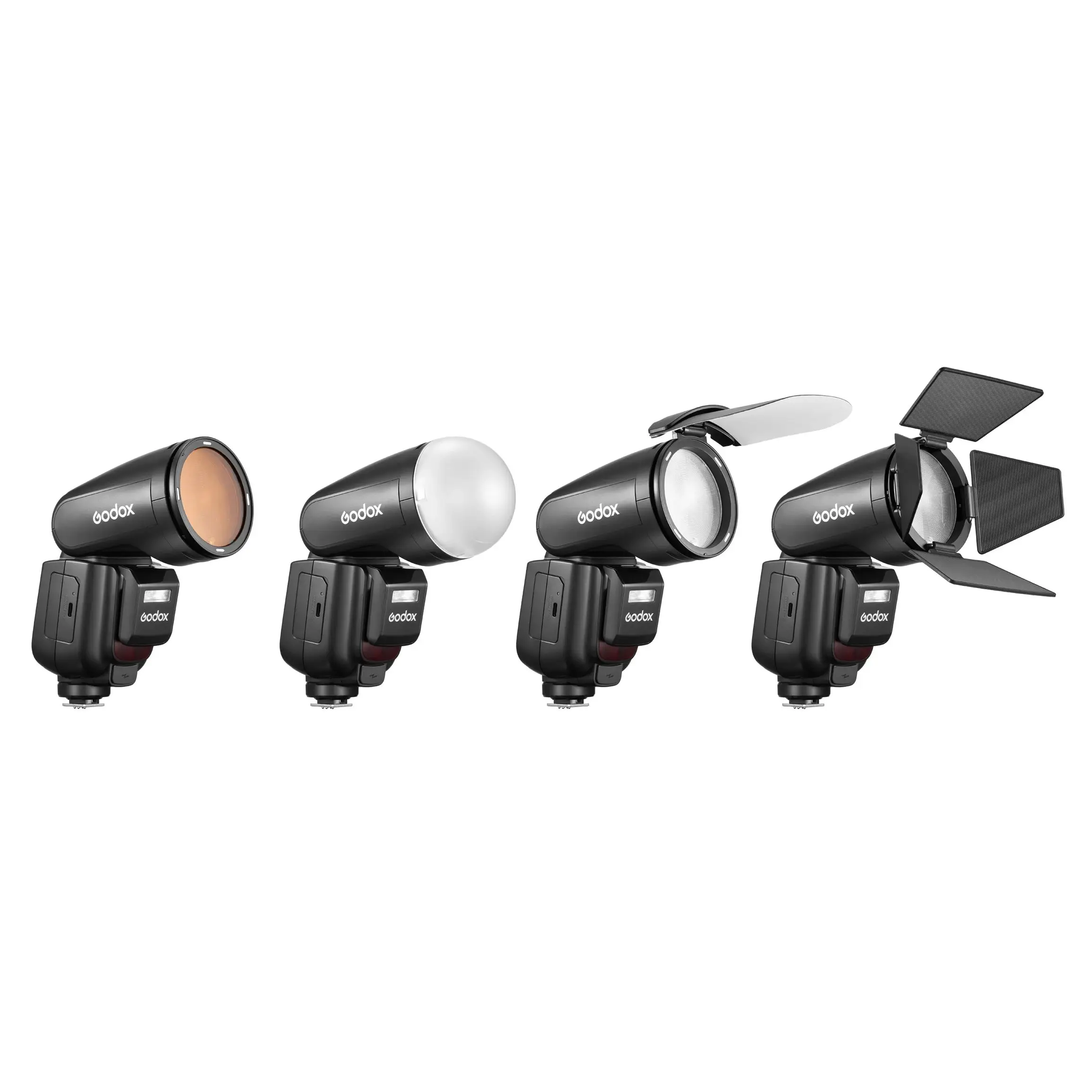 Godox V1 Pro Godox Speedlite Flash TTL HSS 1/8000s Li-ion Round Head Applicable for Canon Nikon Sony Fuji Olympus Camera Flash