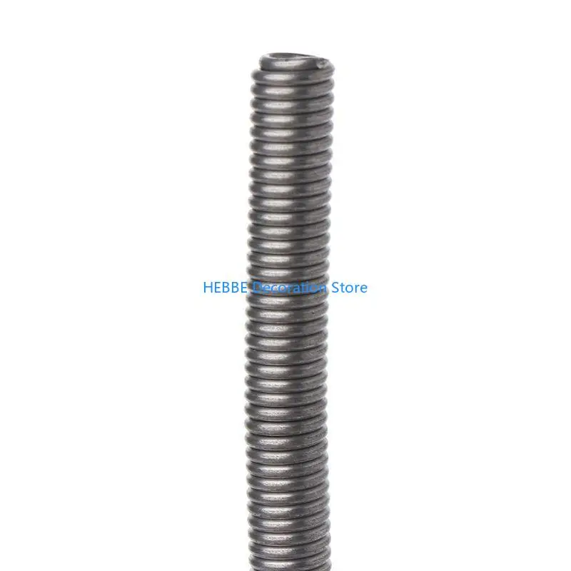 B0KC 1Pc AC220V FeCrAl Kilns Furnaces Casting Heating Coil Silver Tone Coil Heater 7mm Dia 792mm Long 3000W