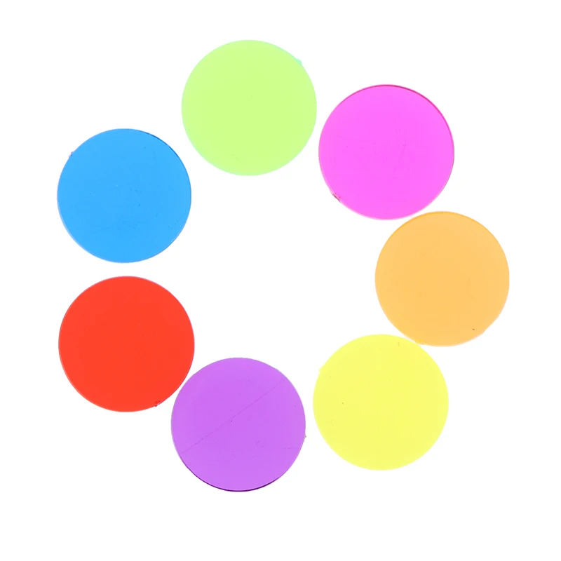 100/50pcs Montessori Education Math Toys Learning Resources Color Bingo Chip Supplies 15mm