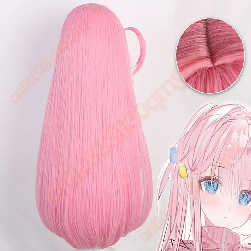 อะนิเมะบอคกี้เดอะร็อคฮิโตริโกโตะคอสเพลย์วิกผมน่ารักสาวสีชมพูยาวตรงวิกผมสังเคราะห์คอมมิคคอนคอสเซอร์เจ้าหญิงวิกผม