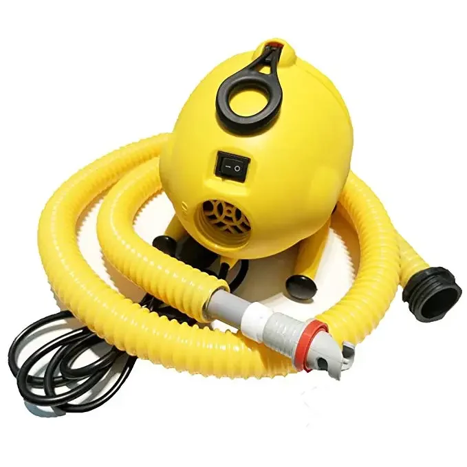 Inflatable air track use yellow color 600w bravo blower electrical air pump