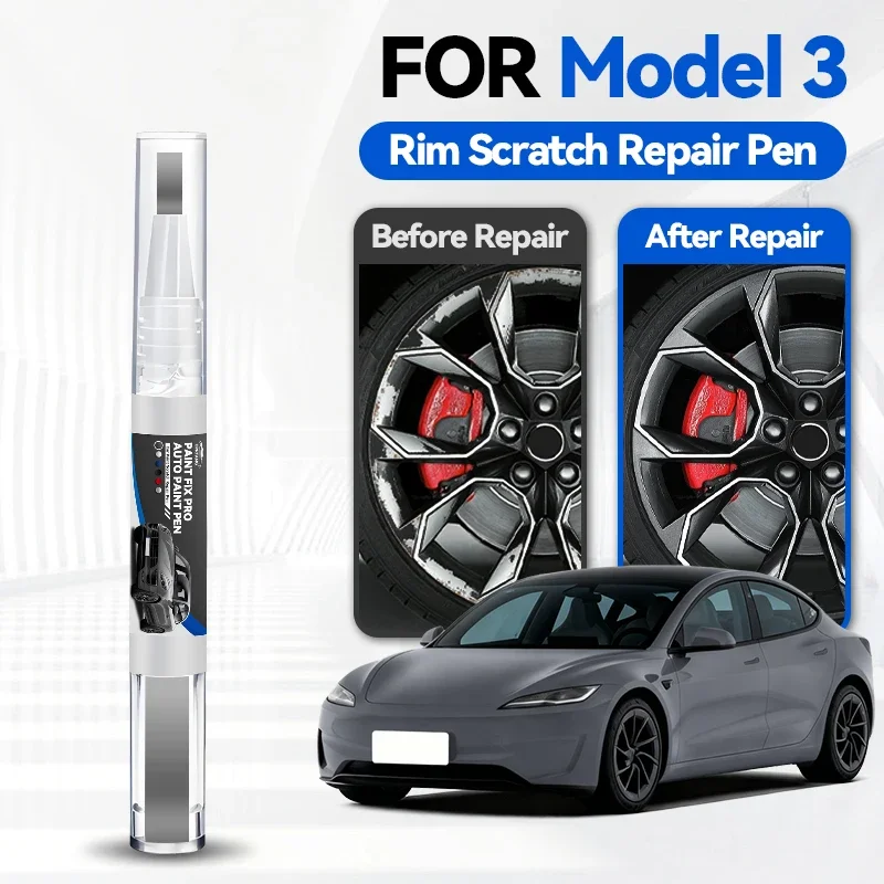 

Ремонтный карандаш для удаления глубоких царапин на автомобиле Tesla Model 3, цвета: белый, черный, красный, серебристый, синий, серый.