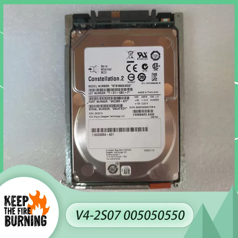 

For EMC V4-2S07-010 005050550 HDD 1TB SAS 2.5'' Original Disassembly Dard Drive