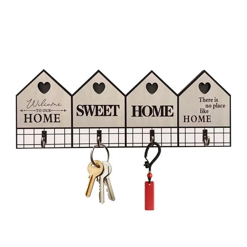 

Keys Holder On Wall Wood Bag Rack Decorative Bag Holder For Bedroom RV Dorm Closet Nursery Bathroom Laundry Mudroom Entryway