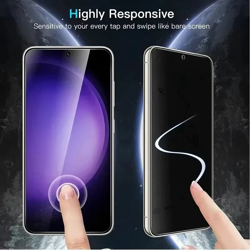 Privacy Screen Protector For Samsung S25 Ultra S24 S23 S22 S21 Plus Anti-Spy Glass Samsung S24 Ultra S20 FE Note 20 10 Lite S10e