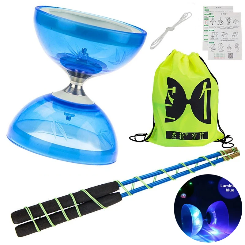 

Новинка 2023 года, портативные шарики Diabolo для взрослых и детей, уличные игрушки для пожилых людей, оборудование для фитнеса Diabolo, двухсторонняя головка, профессиональный жонглинг