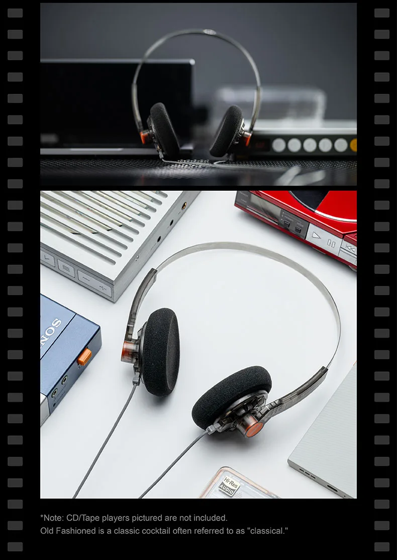 MOONDROP Old Fashioned On-Ear-Kopfhörer 0,78-2-Pin 3,5 mm Dreischichtiger, starr-flexibler Verbundmembran-Kopfhörer – Detail 3