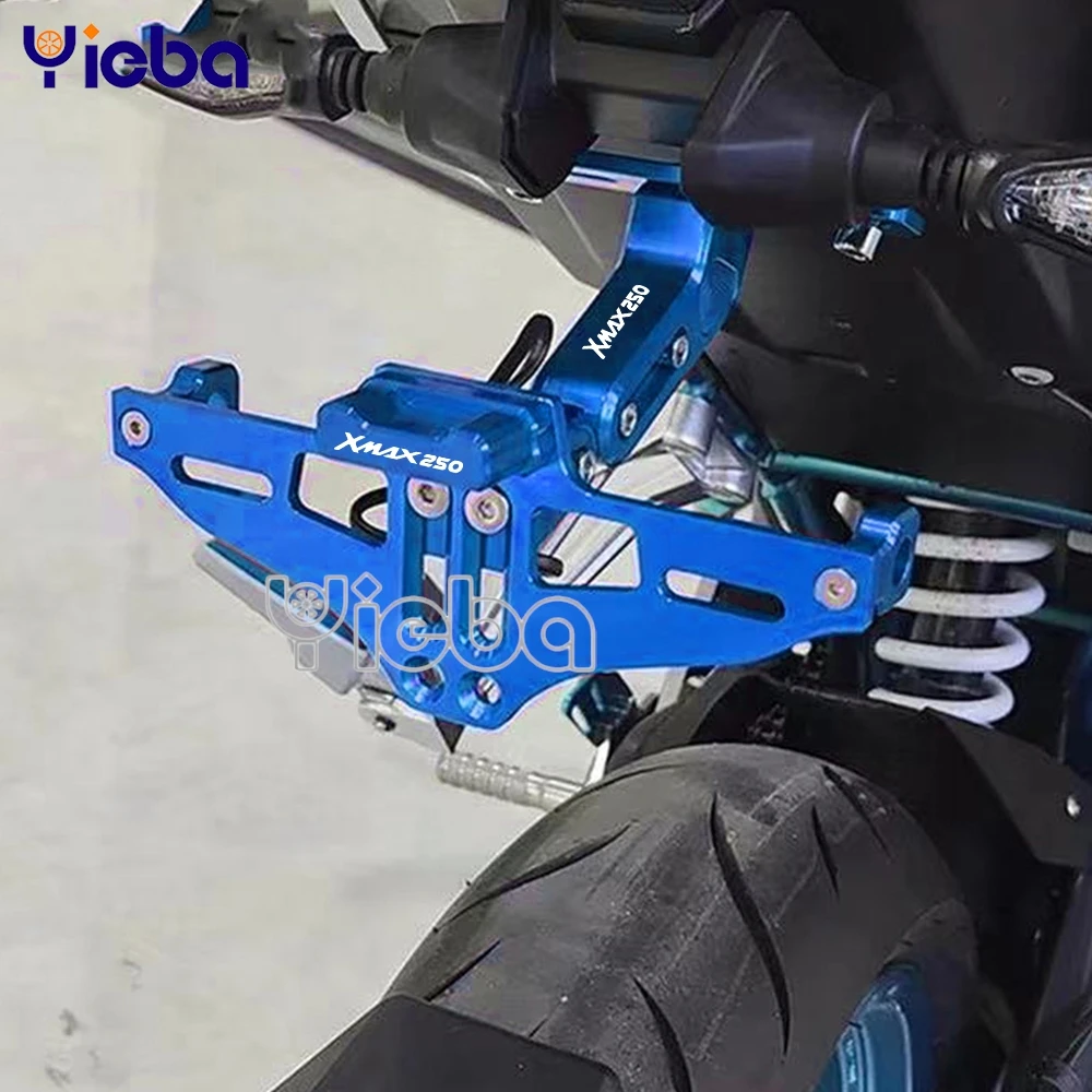 

Adjustable with LED Light FOR YAMAHA X-MAX XMAX250 XMAX 250 ALL YEAR 2024 2023 2022 Motorcycle License Number Plate Holder Frame