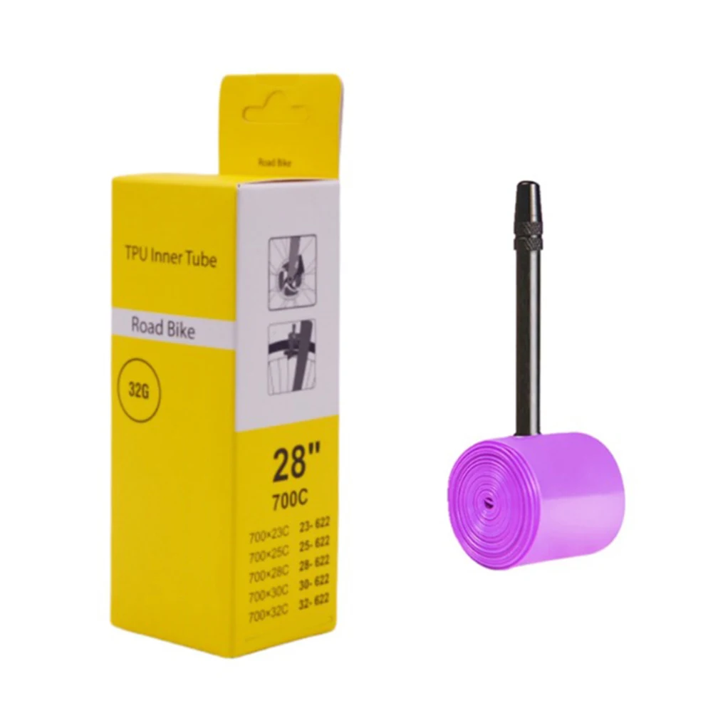 

32g For TPU Inner Tube for 700C Road Bikes Lightweight Design Compatible with 23C 25C 28C 35C 40C Ensures Pressure Stability