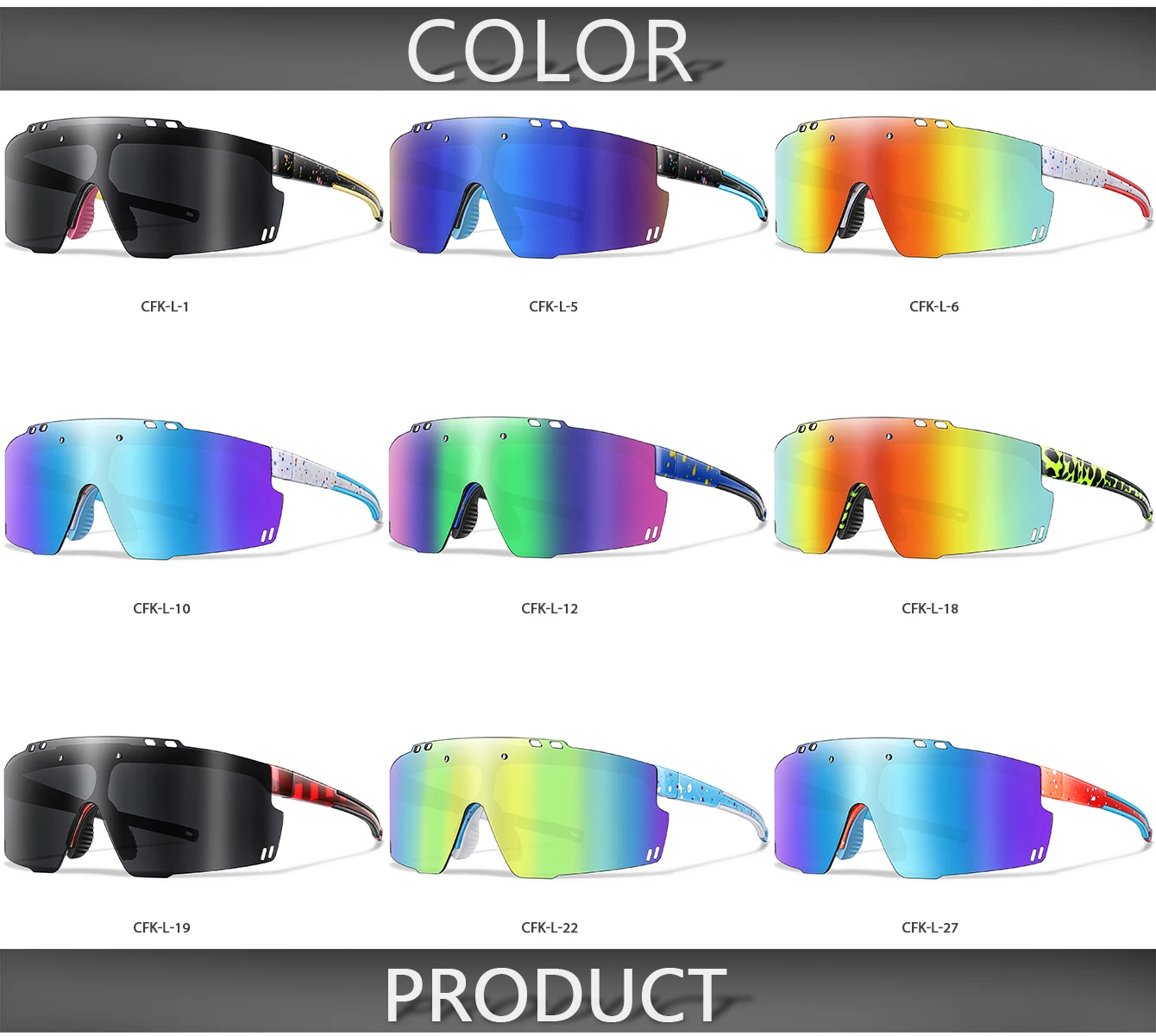 Flip Auf Sonnenbrille Winddicht Brillen Männer Frauen Outdoor Sport Radfahren Laufen Reiten Party MTB Fahrrad Brille UV400 – Detail 4