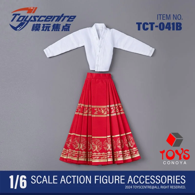 Toyscentre TCT-041 1/6 Scale Female Horse-face Skirt Chinese Style Clothes Model Fit 12'' TBL S16A Action Figure Body