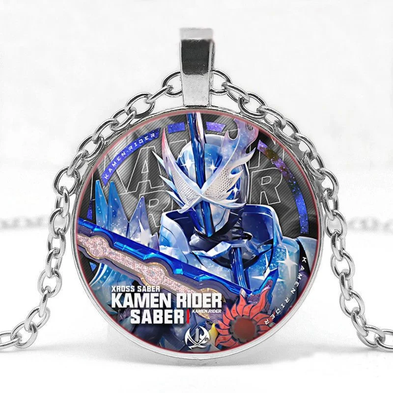 Kamen Rider peripheral seber Blade King Sword build Anime 2D Time Gem necklace view 5