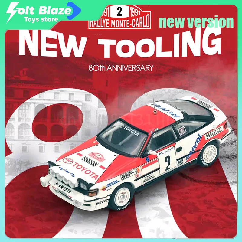 

INNO1/64 Toyota CELICA TOYOTA CELICA GT-FOUR (ST165) No 2-модель автомобиля, статические модели для комнаты, имитация автомобиля из сплава, подарок для мальчика