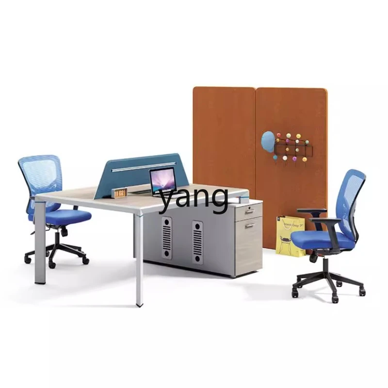 

LH Office Desk Simple Modern Furniture Desk and Chair Set Computer Screen Partition Staff Office Desk