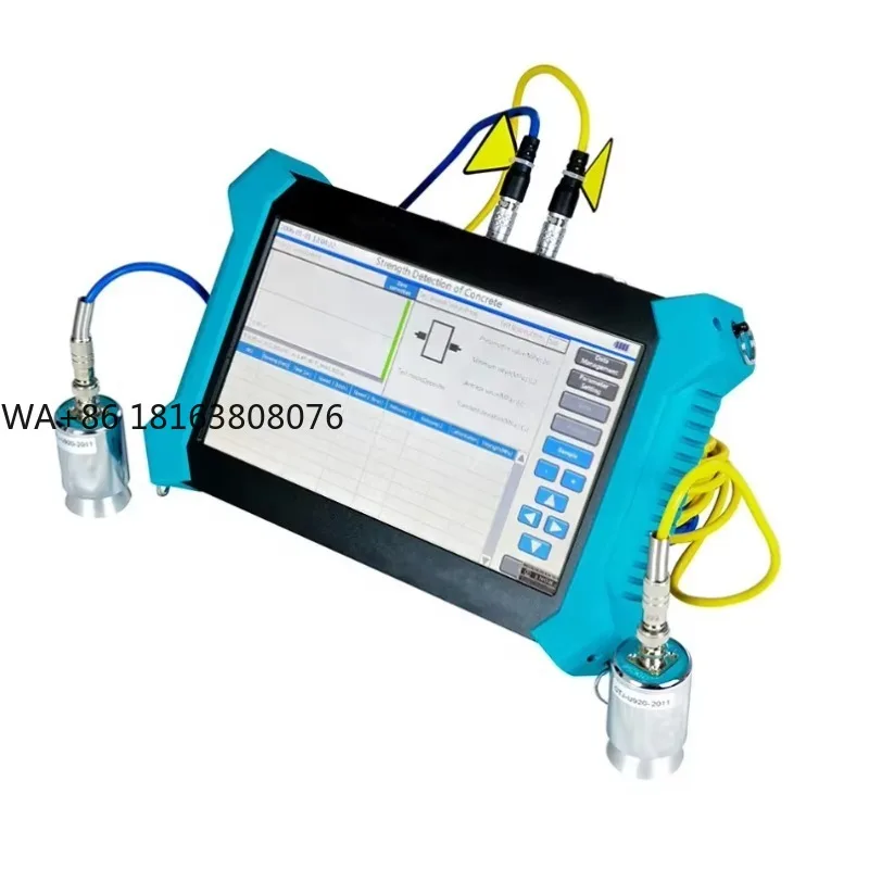 ASTM Standard Ultrasonic Pulse Velocity Tester NDT Concrete Instrument For Concrete Void Crack Internal Defect Detection
