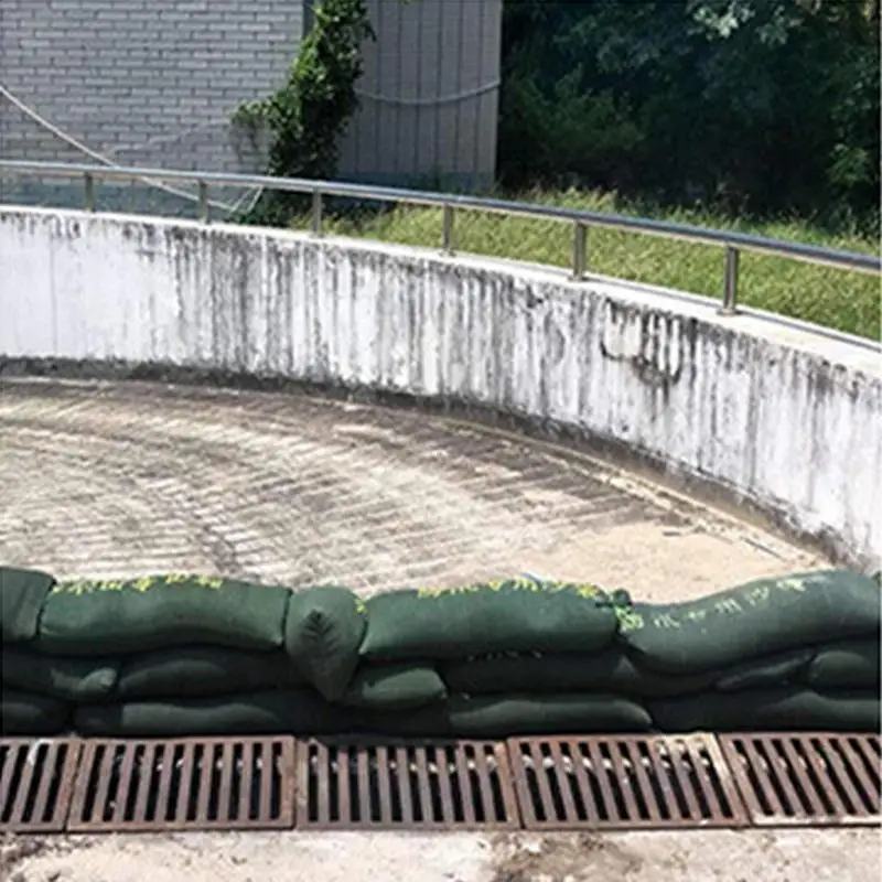 Sacs de fantaisie d'inondation d'eau, barrières d'eau pour la prévention des inondations, barrière de fantaisie d'eau, absorption d'eau réutilisable de rine pour les portes de cour, 5X