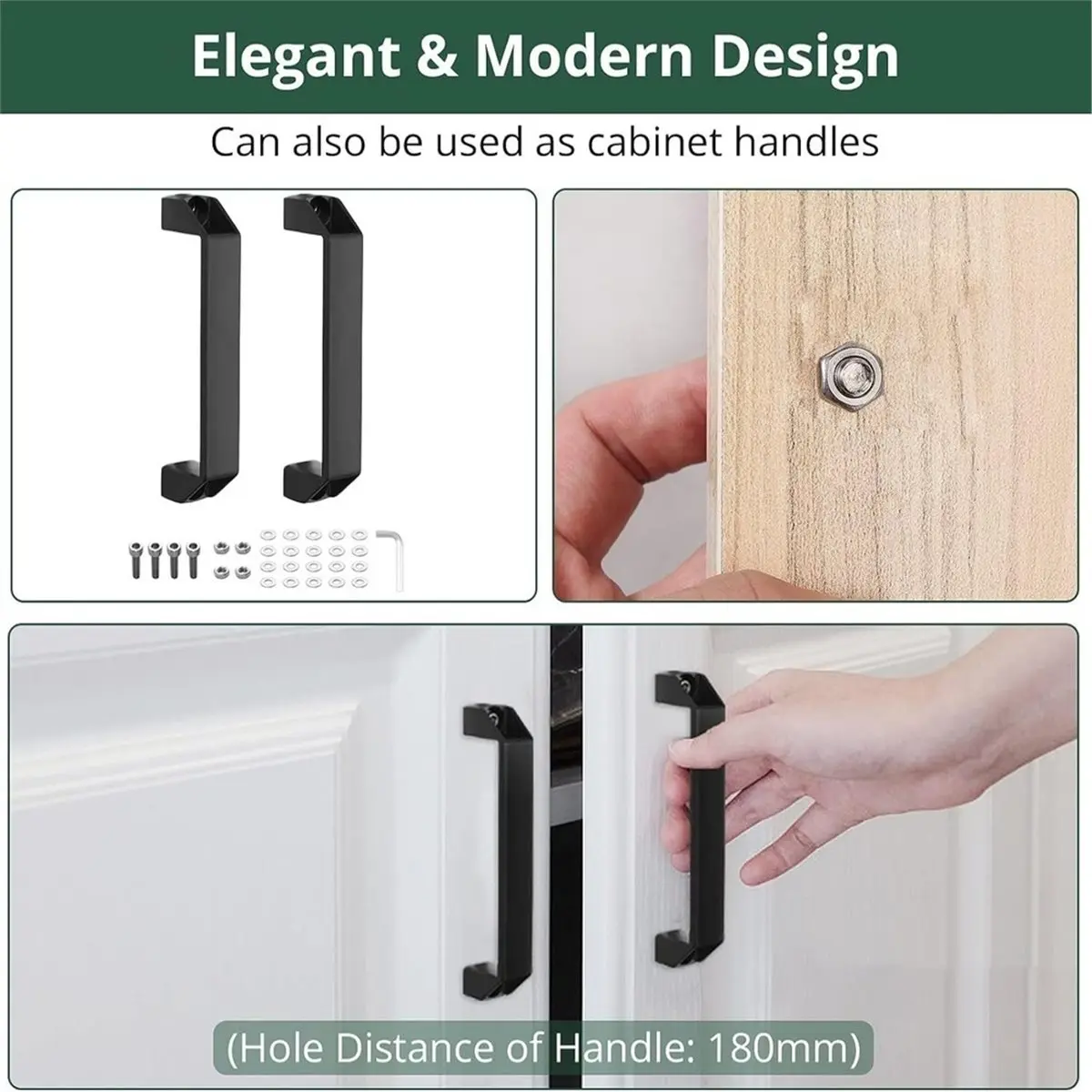Aluminium Alloy Rectangular Industrial Pull Handle for Cabinet Doors Furniture for 40 Series European Standard